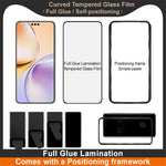 IMAK Screen Protector For Huawei Mate 70 Pro / Mate 70 Pro+ / Mate 70 RS Ultimate Full Glue 3D Curved Tempered Glass Film with Positioning Frame