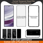IMAK For Huawei Mate X5 / Mate X3 4G Screen Protector Full Glue 3D Curved Tempered Glass Film with Positioning Frame