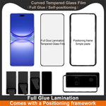 IMAK Screen Protector For Huawei nova 12 Pro 5G / nova 12 Ultra 5G / nova 13 Pro 5G Full Glue 3D Curved Tempered Glass Film with Positioning Frame