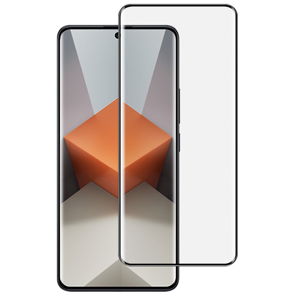 IMAK For Xiaomi Redmi Note 13 Pro+ 5G / Note 14 Pro 4G Screen Protector Full Glue 3D Curved Tempered Glass Film with Positioning Frame