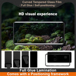 IMAK For Xiaomi Redmi Note 13 Pro+ 5G / Note 14 Pro 4G Screen Protector Full Glue 3D Curved Tempered Glass Film with Positioning Frame