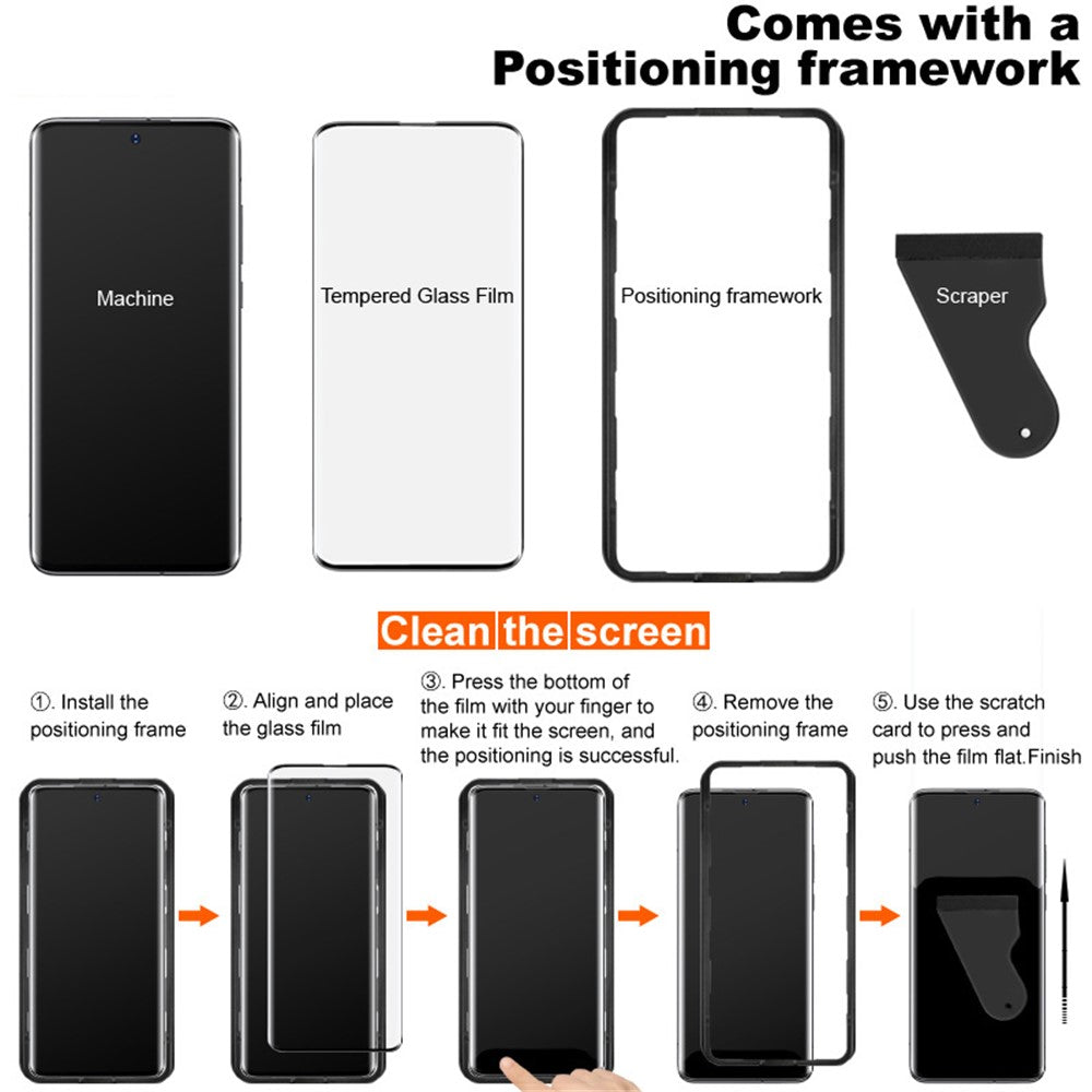 IMAK For Xiaomi Redmi Note 13 Pro+ 5G / Note 14 Pro 4G Screen Protector Full Glue 3D Curved Tempered Glass Film with Positioning Frame