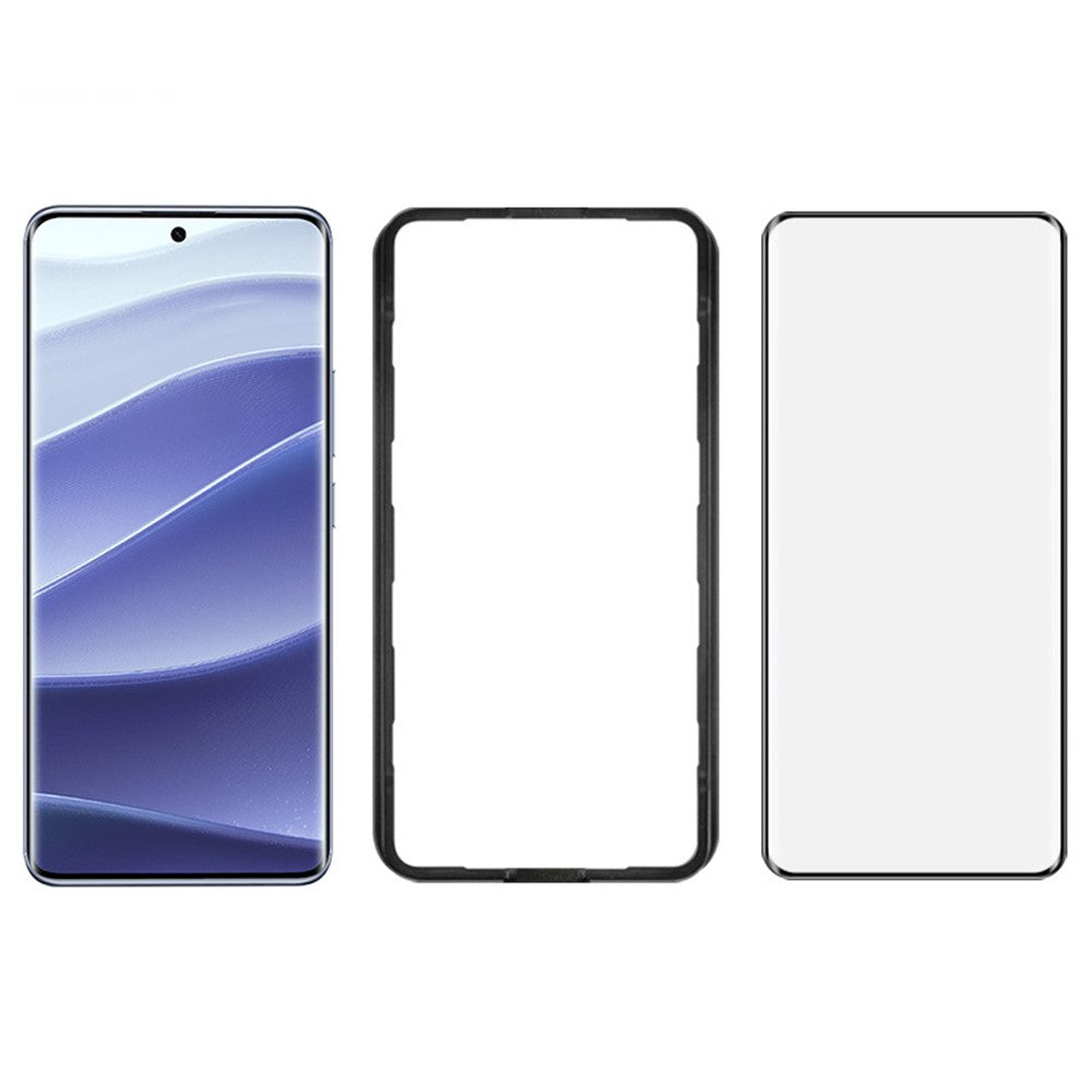 IMAK Screen Protector For Xiaomi Redmi Note 14 Pro 5G / Note 14 Pro+ 5G / Poco X7 5G Full Glue 3D Curved Tempered Glass Film with Positioning Frame
