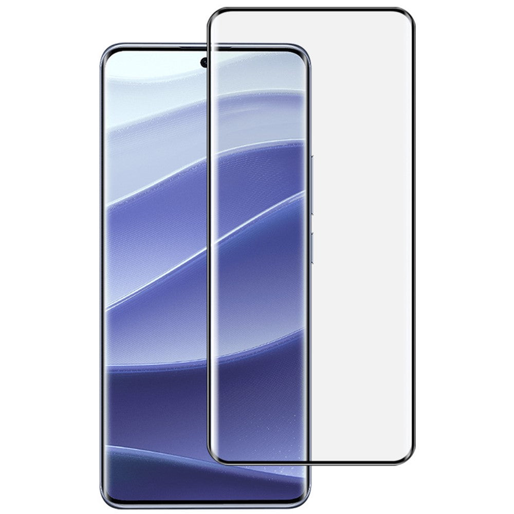 IMAK Skärmskydd för Xiaomi Redmi Note 14 Pro 5G / Note 14 Pro+ 5G / Poco X7 5G Helhäftande 3D-böjd härdad glasfilm med positioneringsram
