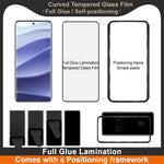 IMAK Screen Protector For Xiaomi Redmi Note 14 Pro 5G / Note 14 Pro+ 5G / Poco X7 5G Full Glue 3D Curved Tempered Glass Film with Positioning Frame