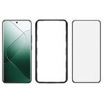 IMAK For Xiaomi 14 Pro / 14 Ultra Screen Protector Full Glue 3D Curved Tempered Glass Film with Positioning Frame