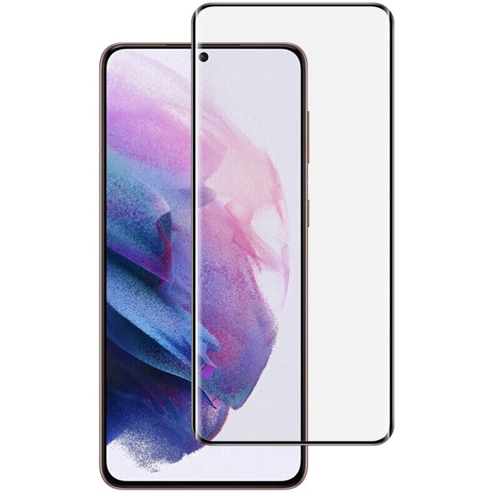 IMAK For Samsung Galaxy S21 Ultra 5G Screen Protector Full Glue 3D Curved Tempered Glass Film with Positioning Frame