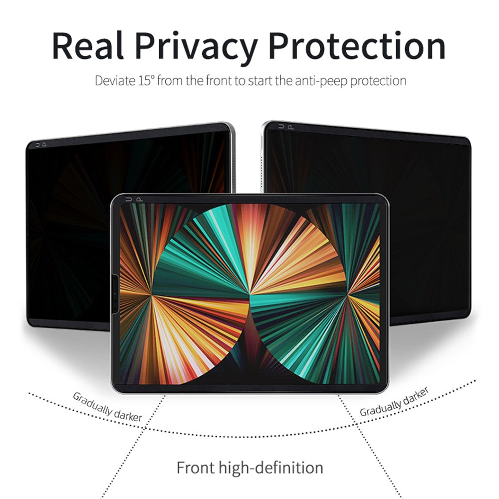 Privatlivsskærmbeskytter til Microsoft Surface Pro 11 / 10 / 9 / 8, Anti-spion PET Paperlike tabletfilm