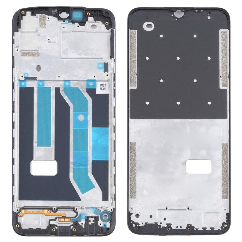Til OPPO Realme 5 / 5s Midterplade Ramme (A-side) Reservedel (Uden logo)
