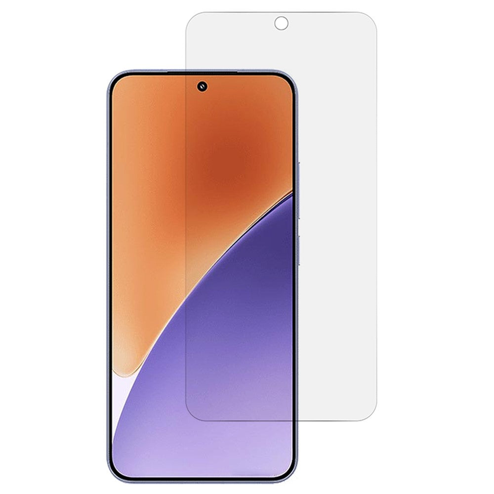 For Xiaomi 15 Screen Protector Clear High Aluminum-Silicon Glass Film (Fingerprint Unlock Support)