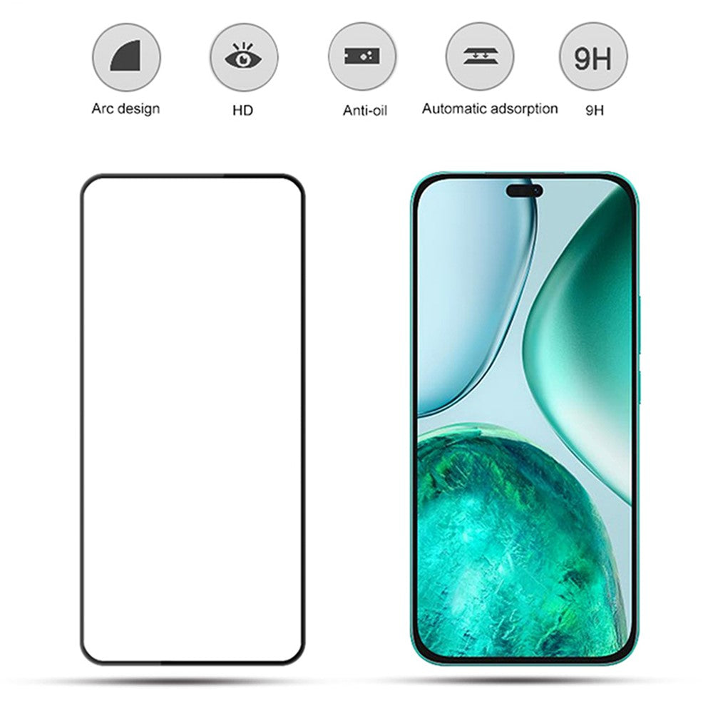 MOCOLO For Honor X8c 4G / X8b 4G Screen Protector Anti-Shatter Silk Printing Tempered Glass Film