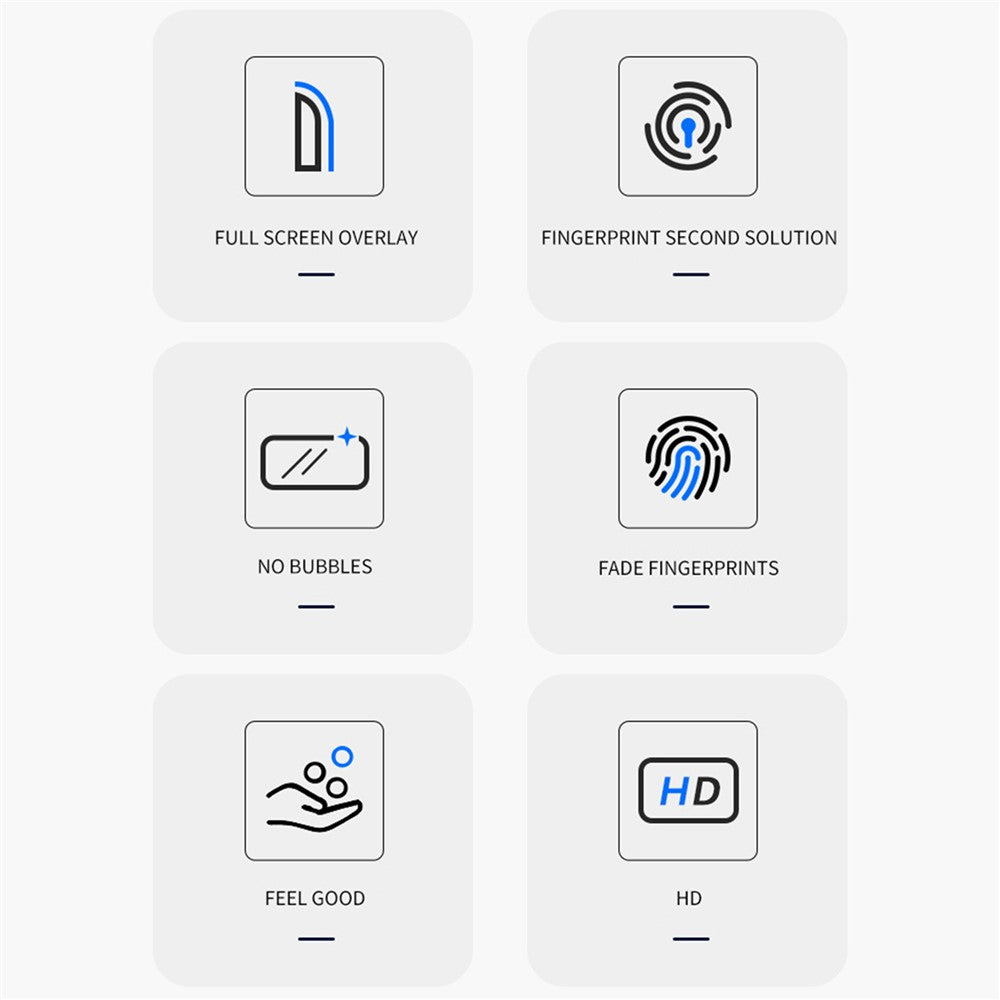 MOCOLO For Honor X8c 4G / X8b 4G Screen Protector Anti-Shatter Silk Printing Tempered Glass Film