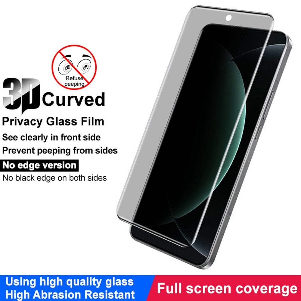 IMAK för Xiaomi 15 Ultra Anti-Spy skärmskydd i härdat glas (version utan kant)