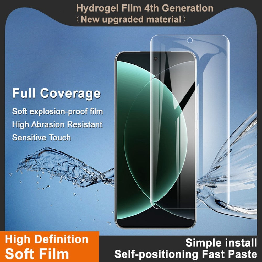 IMAK Hydrogelfilm 4:e generationen för Xiaomi 15 Ultra Helskärmsskydd Ultraklar Mjuk TPU-film