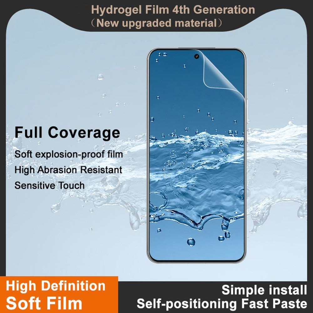 IMAK Hydrogelfilm 4:e generationen för Xiaomi 15 Ultra Helskärmsskydd Ultraklar Mjuk TPU-film