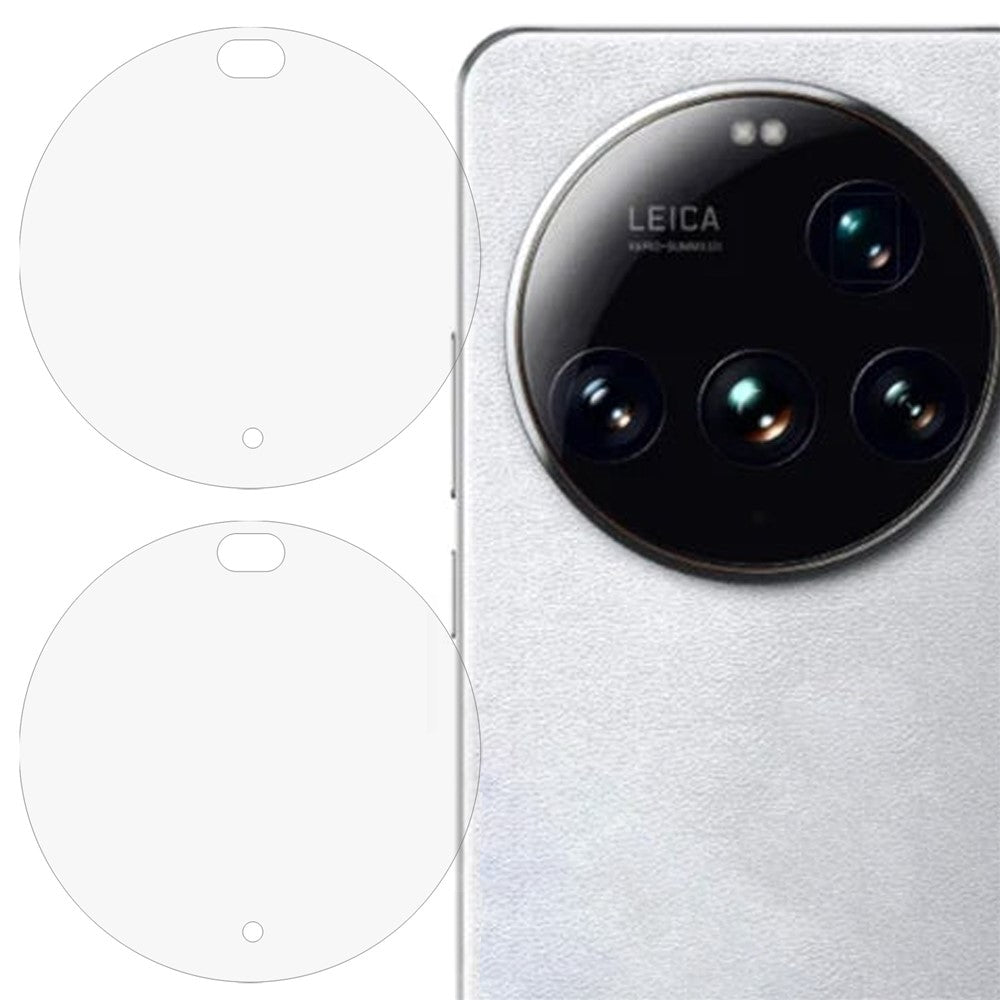 2PCS For Xiaomi 15 Ultra Camera Lens Protector 2.5D Tempered Glass Lens Film
