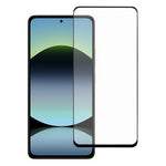 Xiaomi Redmi Note 14 4G (164.84mm) skærmbeskytter, 9D, med sidelim, fulddækkende hærdet glas-film