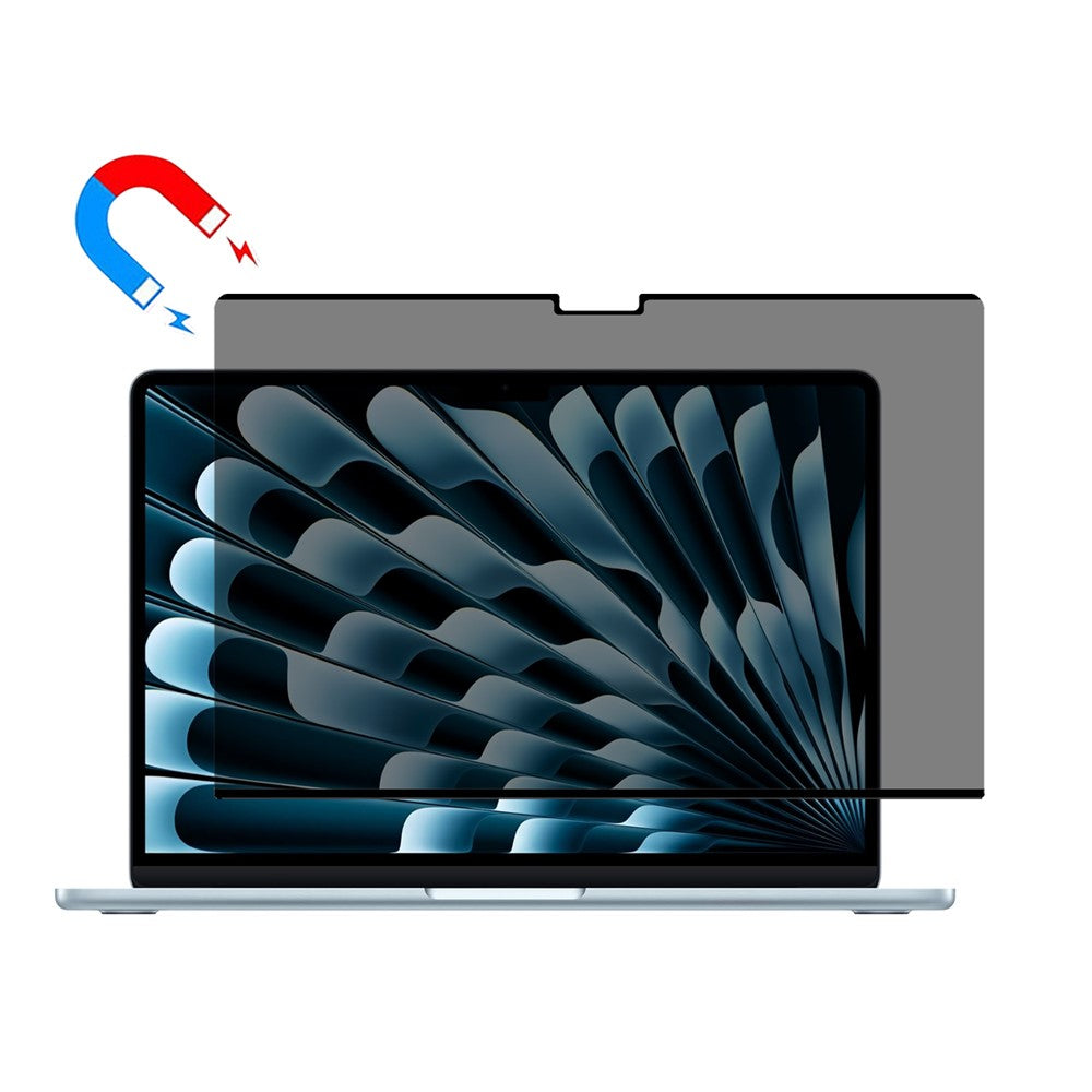 Papirlignende skærmbeskyttelse til MacBook Air 15 tommer (2025) M4 A3241 / (2024) M3 A3114 / (2023) M2 A2941 Magnetisk antispionfilm til tablets, mat PET-film