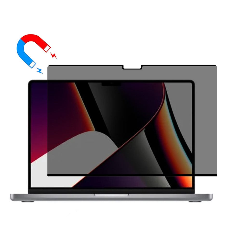 Skærmbeskyttelse i papirlook til MacBook Pro 16 tommer (2024) A3403 A3186 M4 / (2023) A2780 A2991 M3 / (2021) A2485, magnetisk PET-antispionfilm