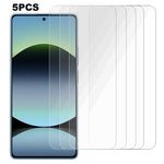 5Pcs For Xiaomi Redmi Note 14S 4G Screen Protector 0.3mm 2.5D Tempered Glass Clear Film