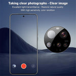 IMAK For Xiaomi 15 Ultra Tempered Glass Camera Lens Protector with Self Positioning Frame (Black Version) (Only for Single-Color Phone Devices)