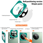 IMAK For Xiaomi 15 Ultra Tempered Glass Camera Lens Protector with Self Positioning Frame (Black Version) (Only for Single-Color Phone Devices)