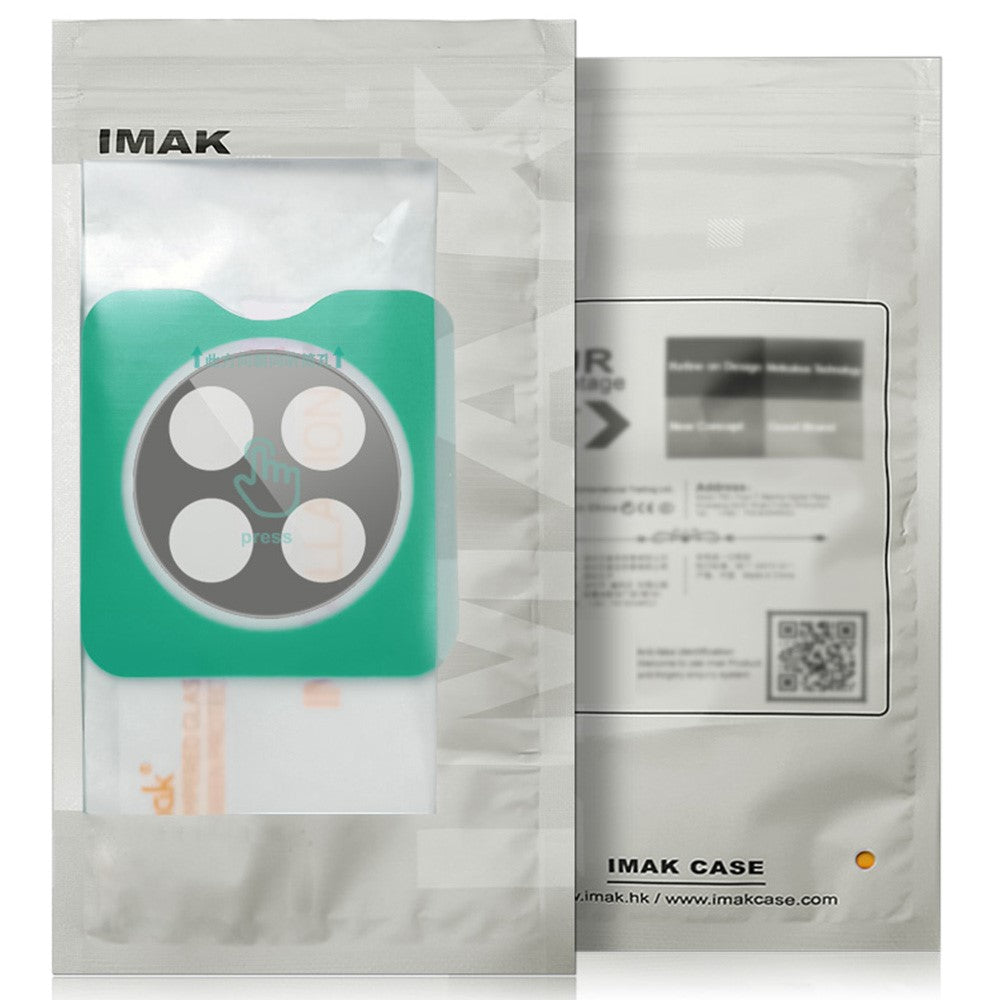IMAK For Xiaomi 15 Ultra Tempered Glass Camera Lens Protector with Self Positioning Frame (Black Version) (Only for Single-Color Phone Devices)