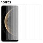 100Pcs For Huawei Mate 70 Screen Protector Anti-Scratch Tempered Glass Film (No Package, with Wipes Set, Dust-absorber, Guide Sticker)