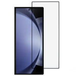 Til Samsung Galaxy Z Fold7 5G Skærmbeskytter Silketryk Hærdet Glas Fuld Lim Film (Yderskærm)
