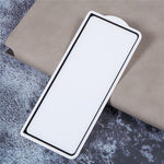 For Samsung Galaxy Z Fold7 5G Front Screen Protector Silk Printing Full Glue Tempered Glass Screen Film