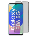 Samsung Galaxy F06 5G Härdat Glas Film Anti-Peep Sekretessskydd Skärmskydd Helklistrad