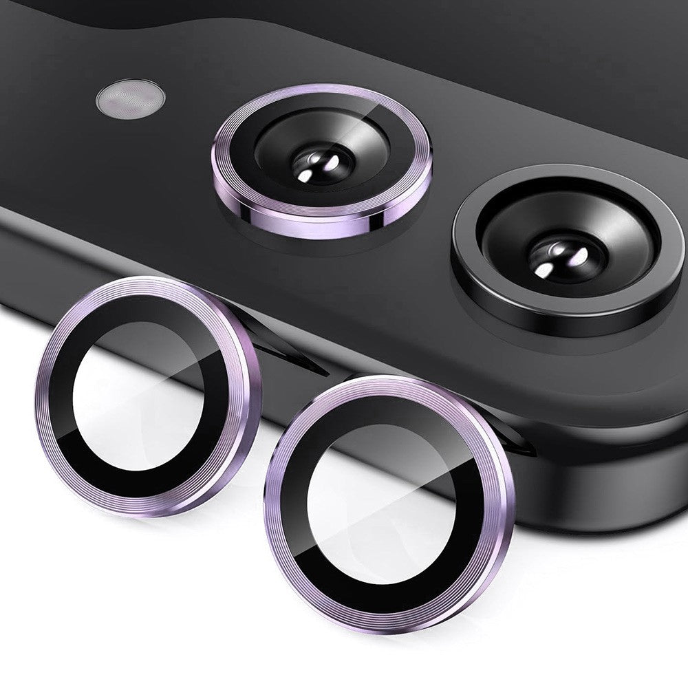 ENKAY HAT PRINCE til Samsung Galaxy Z Flip7 5G, kameralinsebeskyttelse med metalring og linsefilm