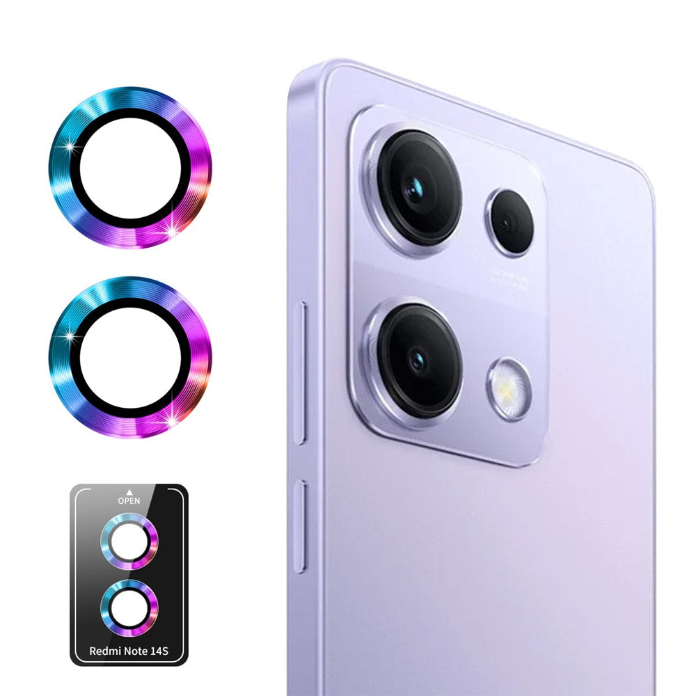 ENKAY HAT PRINCE For Xiaomi Redmi Note 14S 4G Camera Lens Protector  Metal Ring Lens Film
