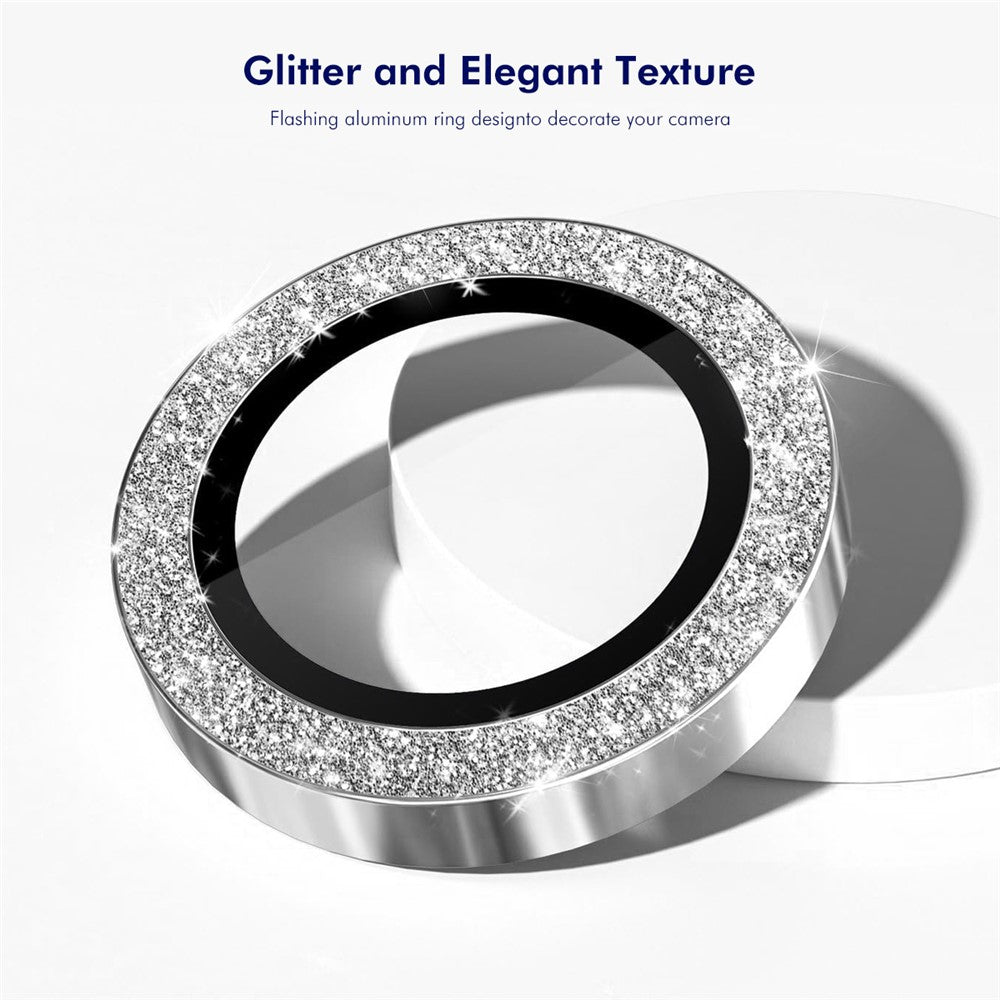 ENKAY HAT PRINCE For Samsung Galaxy Z Fold7 5G Camera Lens Protector  Glitter Decor Tempered Glass Lens Film
