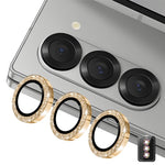 ENKAY HAT PRINCE For Samsung Galaxy Z Fold7 5G Camera Lens Protector  Glitter Decor Tempered Glass Lens Film