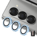 ENKAY HAT PRINCE For Samsung Galaxy Z Fold7 5G Camera Lens Protector  Glitter Decor Tempered Glass Lens Film