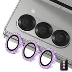 ENKAY HAT PRINCE For Samsung Galaxy Z Fold7 5G Camera Lens Protector  Glitter Decor Tempered Glass Lens Film