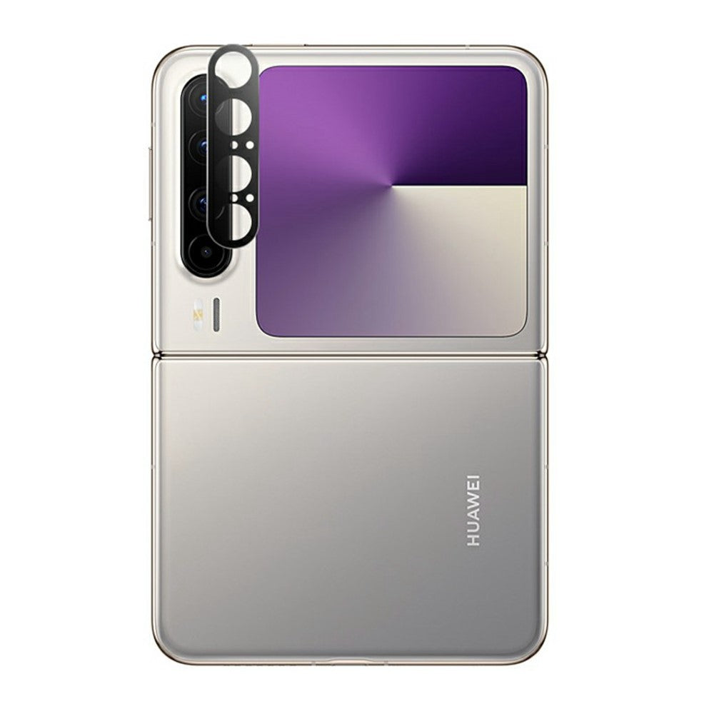 RURIHAI För Huawei Pura X Kameralinsskydd Hög Aluminium Silikon Glas Silk Print Linsfilm