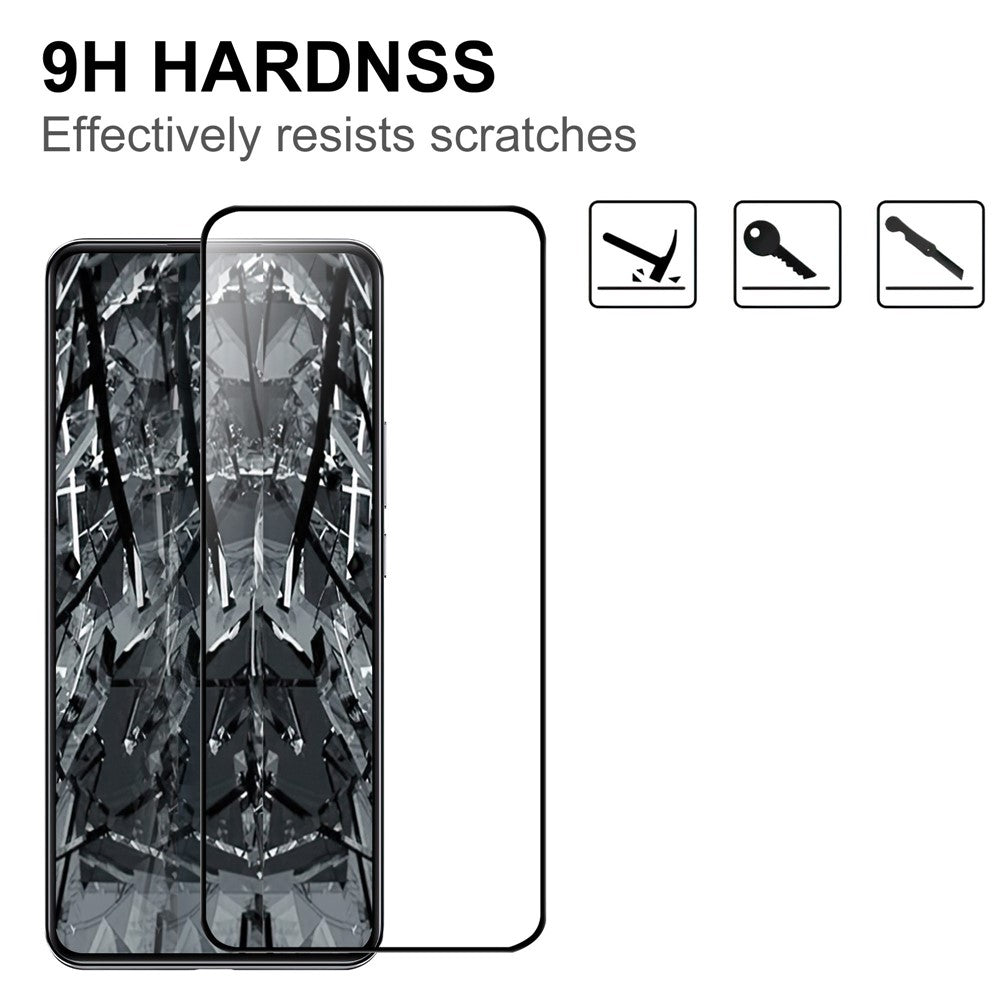 Xiaomi 12T 5G / Redmi K50 Ultra 5G / 12T Pro 5G AGC Härdat Glas Skärmskydd Heltäckande Heltäckande Lim Svart Kant Explosionssäker Antireflexfilm