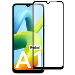Xiaomi Redmi A1 4G / A2 4G AGC Glas Skärmskydd Full Glue Black Edge Splittersäker 9H Hårdhet Härdat Glasfilm