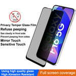 IMAK til Samsung Galaxy F16 5G / M16 5G Anti Peep hærdet glas skærmbeskytter Fuld dækning