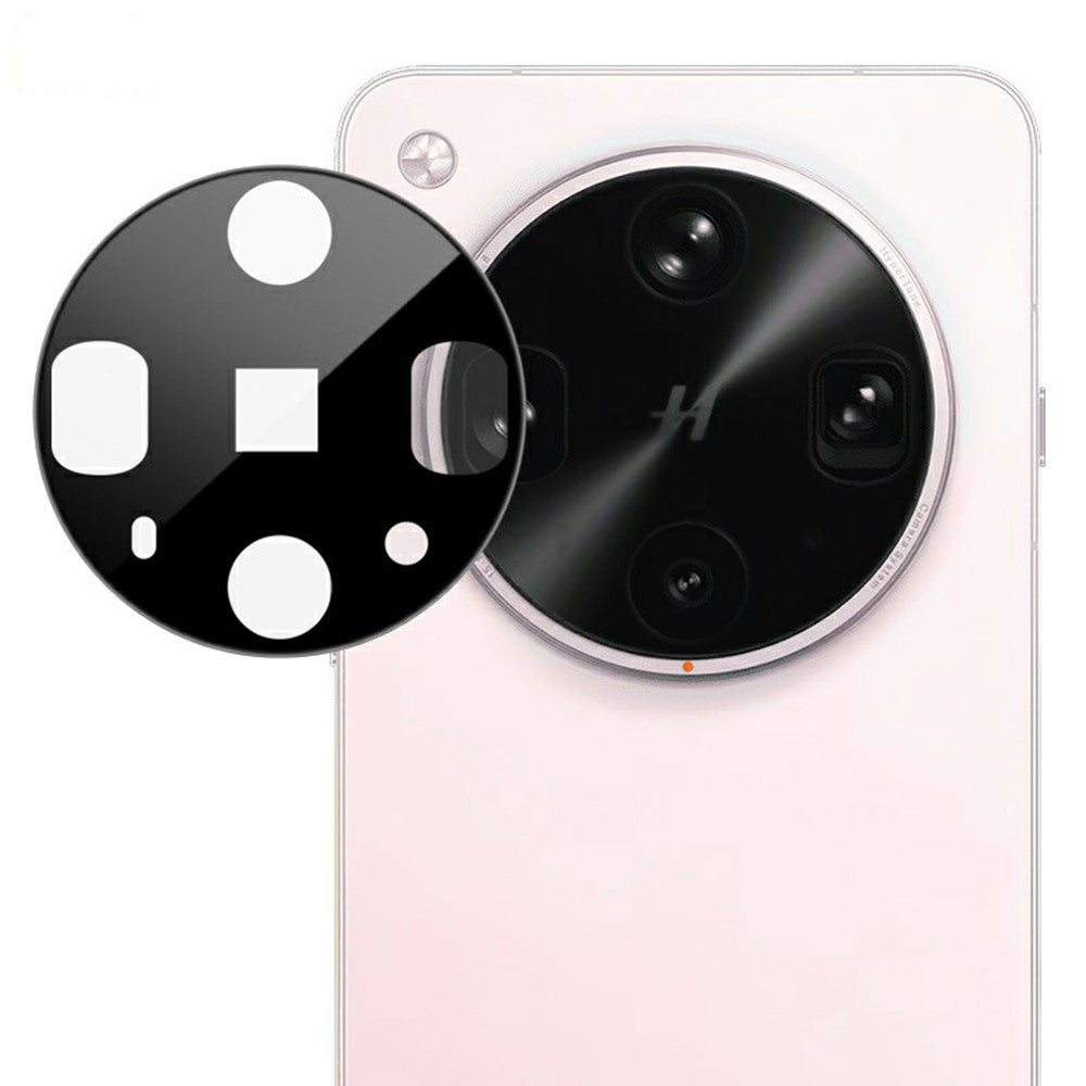 IMAK For Oppo Find X8 Ultra 5G Tempered Glass Camera Lens Protector with Self Positioning Frame (Black Version)