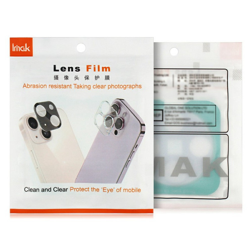 IMAK For Oppo Find X8 Ultra 5G Tempered Glass Camera Lens Protector with Self Positioning Frame (Black Version)