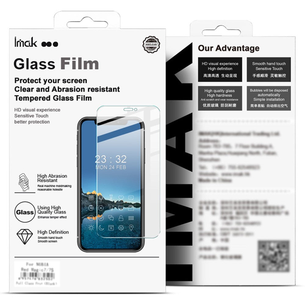 IMAK H Series For Honor 400 Lite 5G Tempered Glass Screen Protector Shatter-Proof Protection