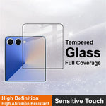 IMAK For Samsung Galaxy Z Flip8 / Z Flip7 5G Rear Screen Protector Tempered Glass Full Cover Film