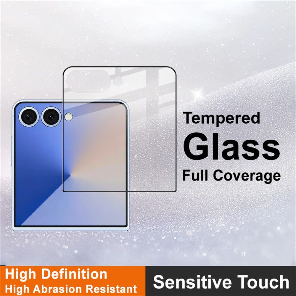 IMAK For Samsung Galaxy Z Flip8 / Z Flip7 5G Rear Screen Protector Tempered Glass Full Cover Film