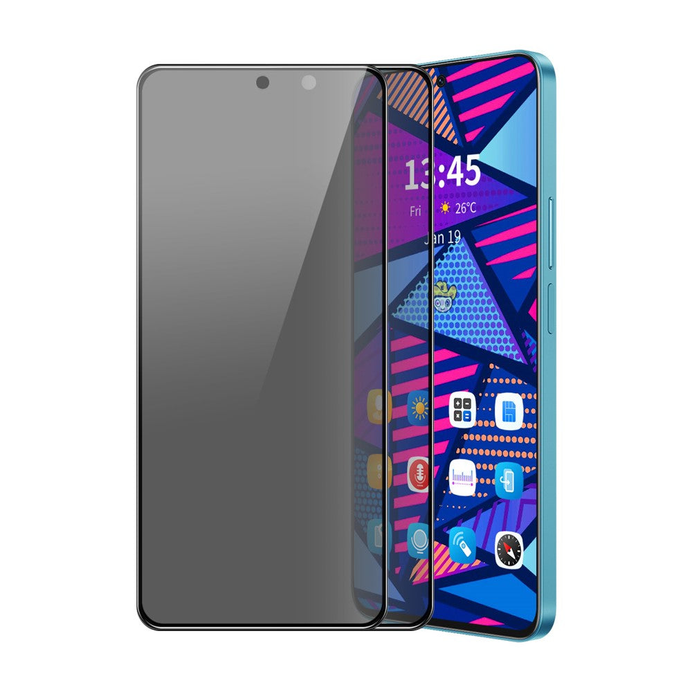 ENKAY HAT PRINCE For Xiaomi Poco M7 Pro 5G 2Pcs Privacy Screen Protector  28-degree Anti-Spy Tempered Glass