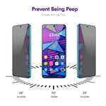 ENKAY HAT PRINCE For Xiaomi Poco F7 Pro 5G / Xiaomi Redmi K80 5G / Xiaomi Redmi K80 Pro 5G / Xiaomi Poco F7 Ultra 5G 2Pcs Privacy Screen Protector  28-degree Anti-Spy Tempered Glass
