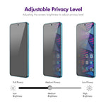 ENKAY HAT PRINCE For Xiaomi Poco F7 Pro 5G / Xiaomi Redmi K80 5G / Xiaomi Redmi K80 Pro 5G / Xiaomi Poco F7 Ultra 5G Privacy Screen Protector  28-degree Anti-Spy Tempered Glass
