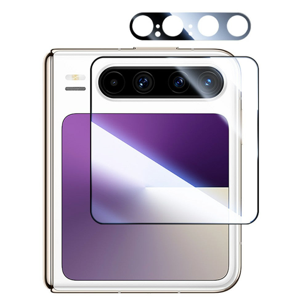 RURIHAI For Huawei Pura X Screen Protector + Camera Lens Protector Silk Printing High Aluminium-Silicon Glass Film Easy Installation